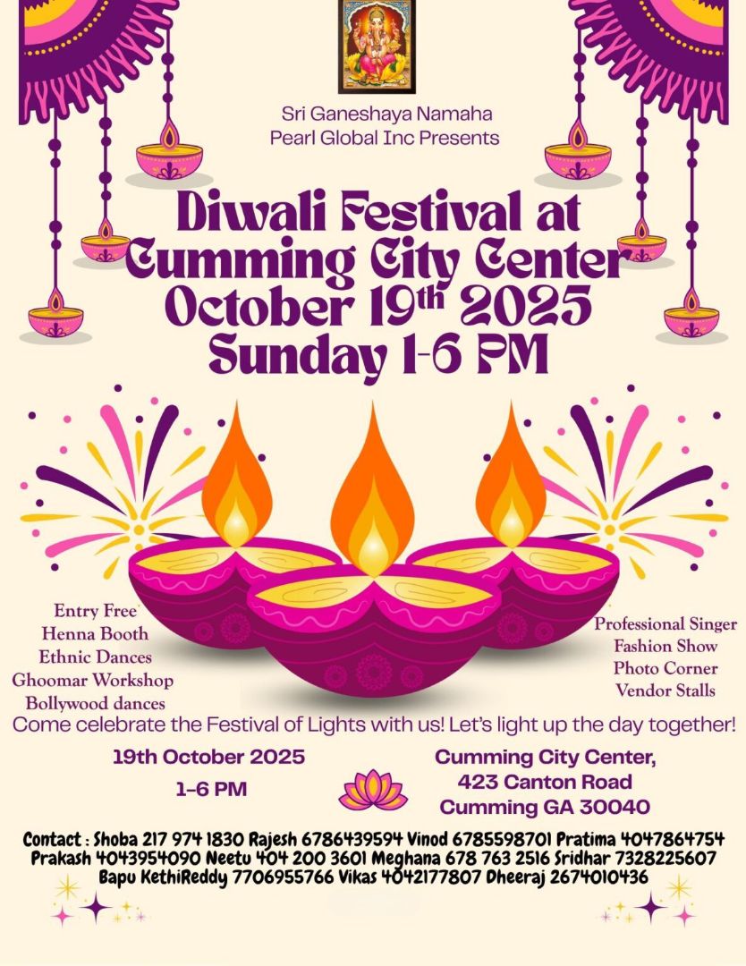 Diwali Festival at Cumming City Center