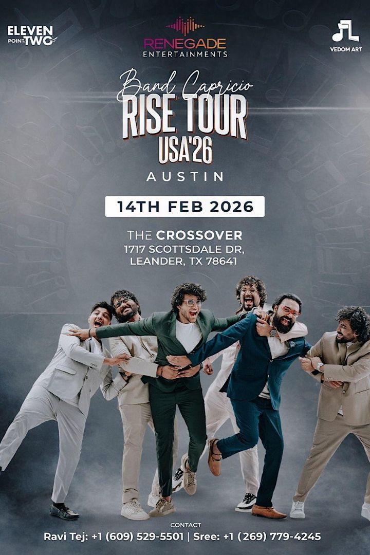 Band Capricio - RISE TOUR USA '26 - Austin, Texas