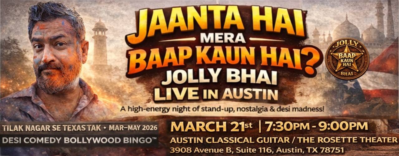 Jolly Bhai Live in Austin - Hindi Stand-Up Comedy | Jaanta Hai Mera Baap Kaun Hai?