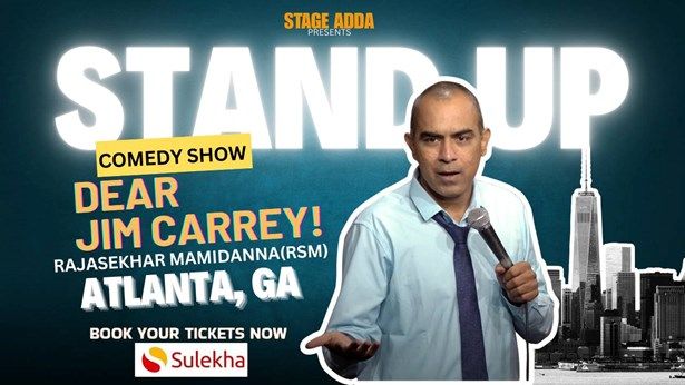 Dear Jim Carrey -by Rajasekhar Mamidanna In Atlanta