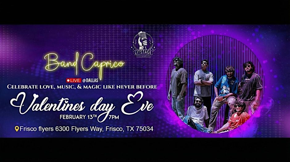 Band Capricio – Dallas' Biggest Valentine's Eve Musical Concert