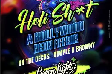 Dallas Holi Sh*t, A Bollywood Neon Affair At Green Light Social