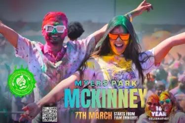 Dallas Festival Of Colors - 16 Year Celebration At Myers Park, Mckinney